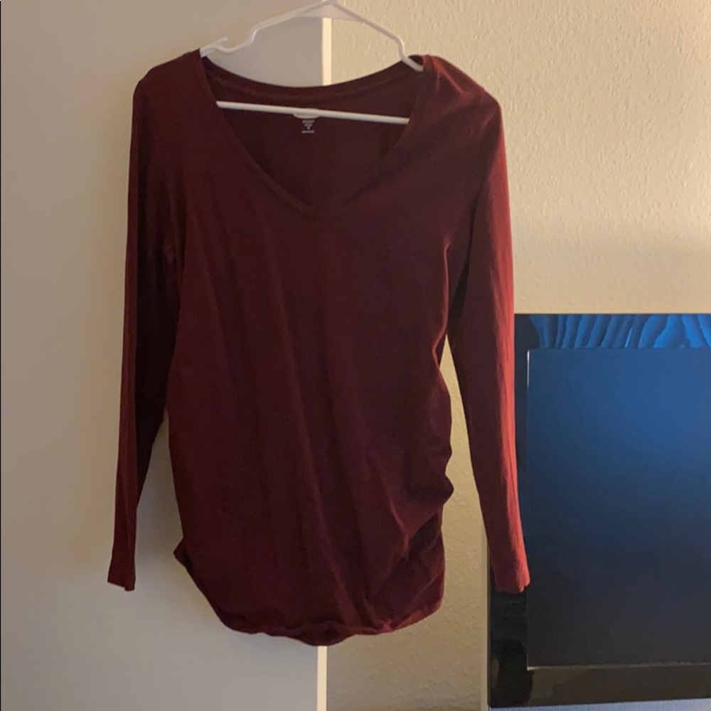 Maternity long sleeve shirt